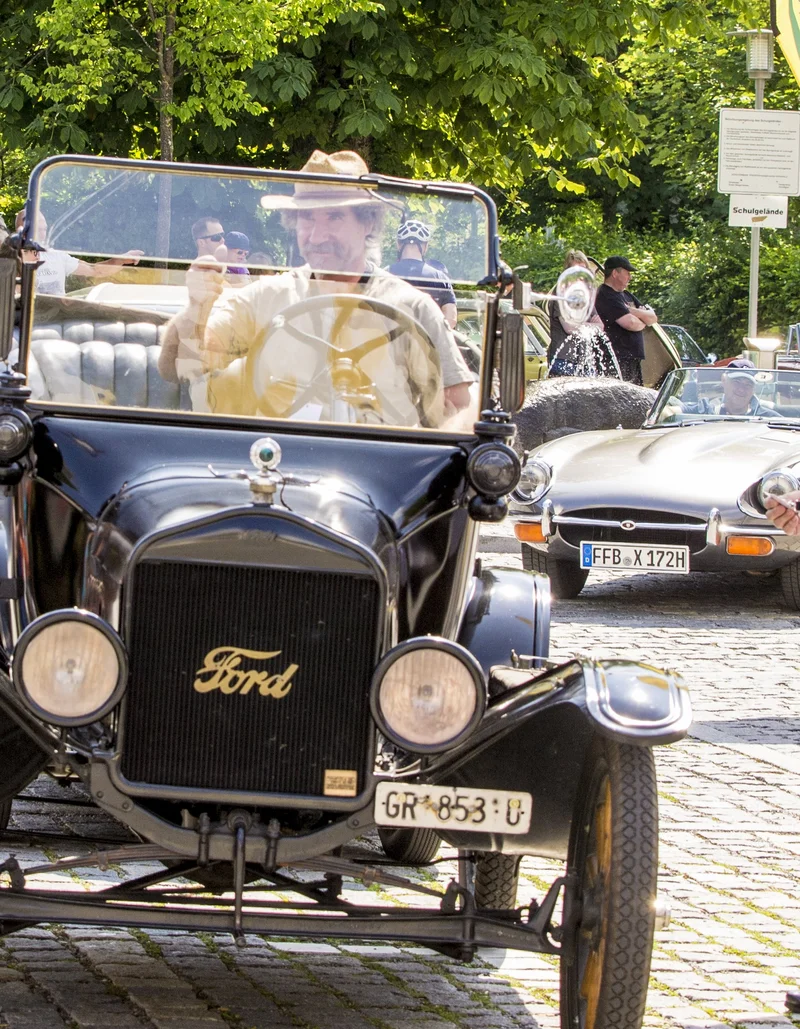 Oldtimertreffen in Pfronten im Allgäu Mehrere Oldtimer beim Oldtimertreffen in Pfronten.