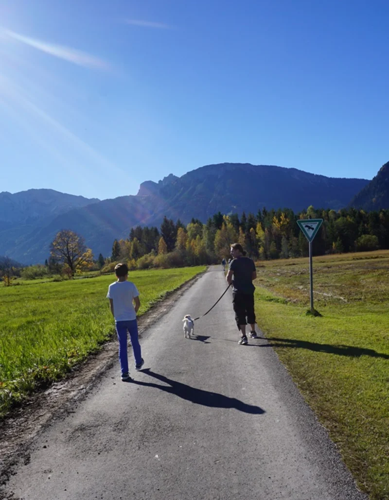Gassi gehen im Pfrontener Tal