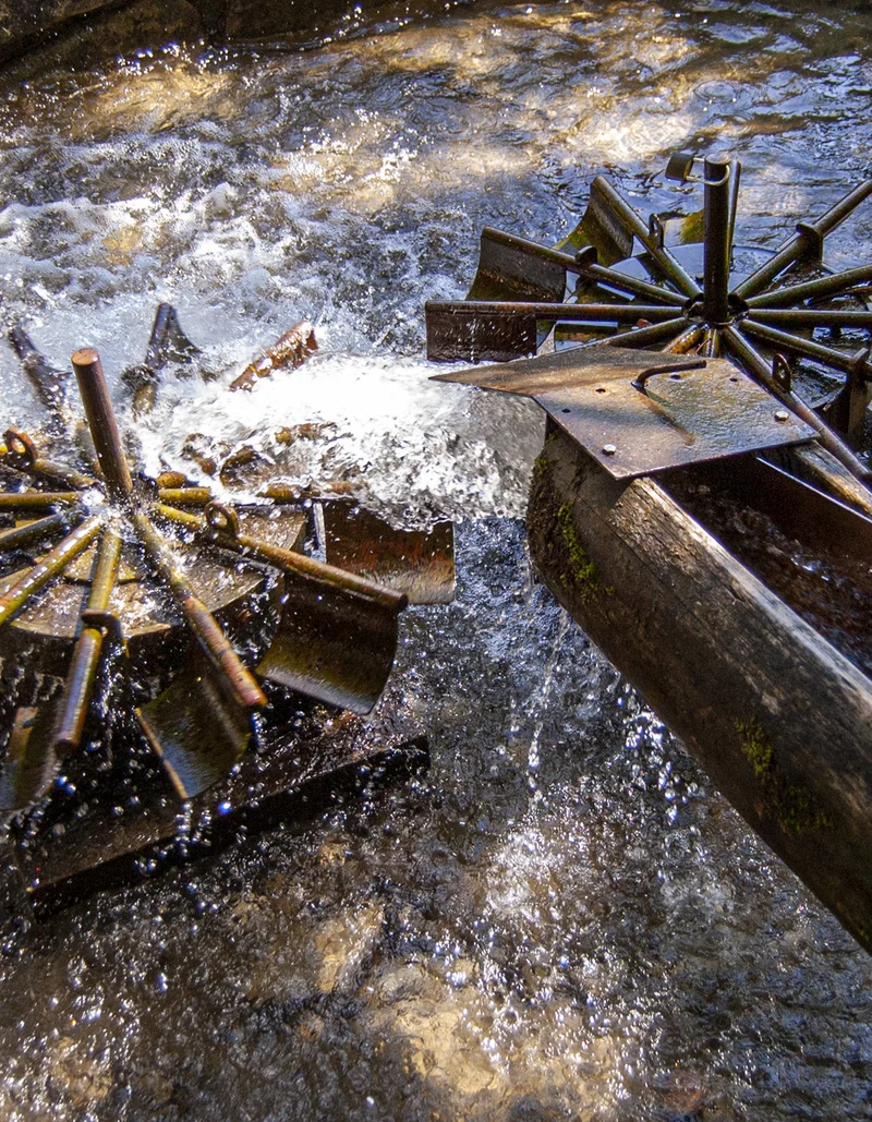 Steinkugelmühle in Pfronten im Allgäu Die Steinkugelmühle in Pfronten im Allgäu.