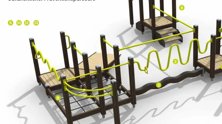 Präventionsparcours im Pfrontener Kurpark