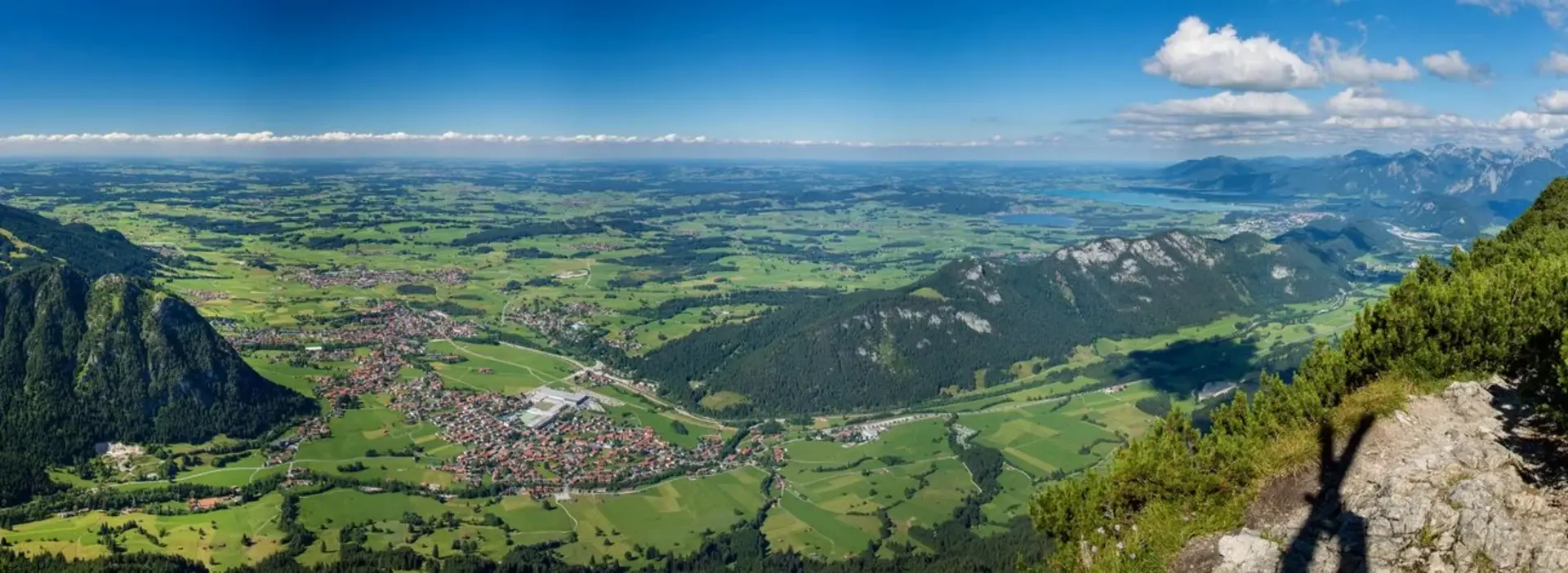 Panorama vom Kamm des Breitenbergs 