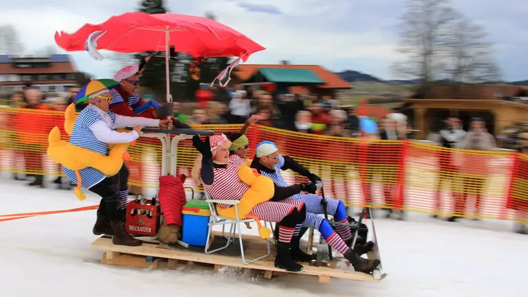 Das Gaudirennen in Pfronten im Allgäu